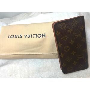 Louis Vuitton Zippy Wallet Monogram Canvas Zip Around w/ Dust Bag